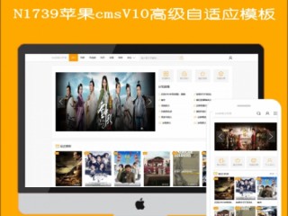 苹果cmsV10高级自适应影视模板